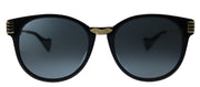 Gucci GG 0586SA 001 Round Acetate Black Sunglasses with Grey Lens