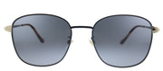 Gucci GG 0575SK 002 Square Metal Black Sunglasses with Grey Polarized Lens