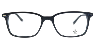 Original Penguin PE Leopold BK Rectangle Plastic Black Eyeglasses with Demo Lens