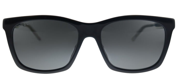 Gucci GG 0558S 002 Square Acetate Black Sunglasses with Grey Lens
