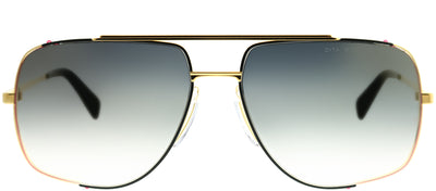 Dita DT DRX-2010-L-GLD-BLK Aviator Metal Gold Sunglasses with Gold Flash Gradient AR Lens