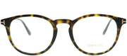 Tom Ford FT 5401 052 Round Plastic Tortoise/ Havana Eyeglasses with Demo Lens