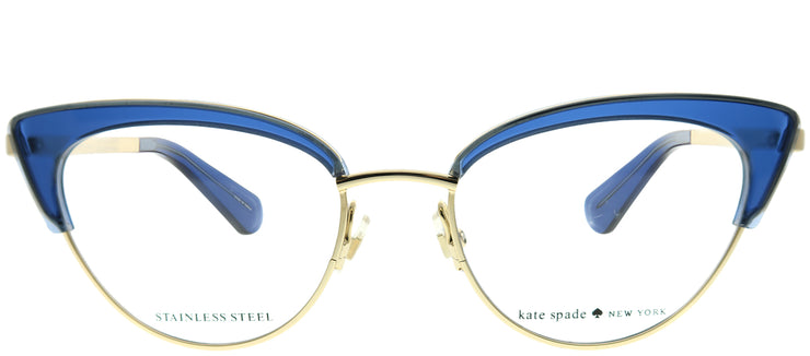 Kate Spade KS Jailyn PJP Cat-Eye Plastic Blue Eyeglasses with Demo Lens