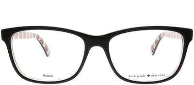 Kate Spade KS Calley 807 Rectangle Plastic Black Eyeglasses with Demo Lens