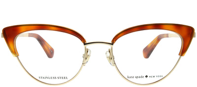 Kate Spade KS Jailyn EPZ Cat-Eye Plastic Tortoise/ Havana Eyeglasses with Demo Lens