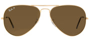 Ray-Ban Aviator Classic RB 3025 001/57 Aviator Metal Gold Sunglasses with Brown Polarized Lens
