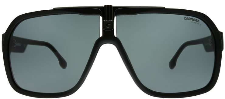 Carrera CA Carrera1014 003 2K Aviator Plastic Black Sunglasses with Grey Lens
