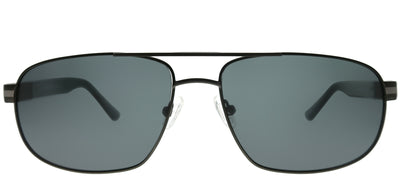 Chesterfield CH 05S 0R81 Aviator Metal Ruthenium/ Gunmetal Sunglasses with Grey Polarized Lens