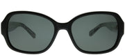 Kate Spade KS Akira/P 9KQ RA Rectangle Plastic Black Sunglasses with Grey Polarized Lens