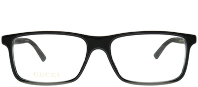 Gucci GG 0424O 001 Rectangle Acetate Black Eyeglasses with Demo Lens