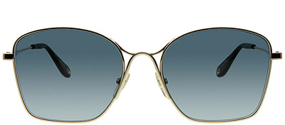 Givenchy GV 7092 FT3 Square Metal Gold Sunglasses with Grey Gradient Lens