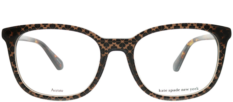 Kate Spade KS Jalisha Y1J Square Plastic Brown Eyeglasses with Demo Lens