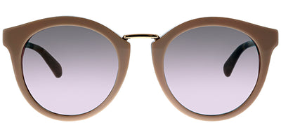 Kate Spade KS Joylyn HT8 Oval Plastic Pink Sunglasses with Rose Mirror Lens