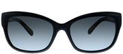 Kate Spade KS Johanna JLQ Cat-eye Plastic Black Sunglasses with Grey Gradient Lens