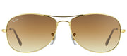 Ray-Ban RB 3362 001/51 Aviator Metal Gold Sunglasses with Brown Gradient Lens