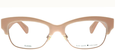 Kate Spade KS Shantal QPF Square Plastic Pink Eyeglasses with Demo Lens