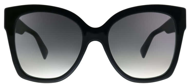 Gucci GG 0459S 001 Square Acetate Black Sunglasses with Grey Gradient Lens