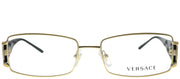Versace VE 1163M 1252 Rectangle Metal Gold Eyeglasses with Demo Lens