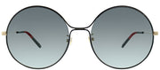Gucci GG 0395S 001 Round Metal Gold Sunglasses with Grey Lens