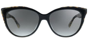 Kate Spade KS Daesha WR7 Cat-Eye Plastic Black Sunglasses with Grey Polarized Lens