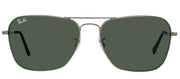 Ray-Ban RB 3136 004 Aviator Metal Ruthenium/ Gunmetal Sunglasses with Green Lens