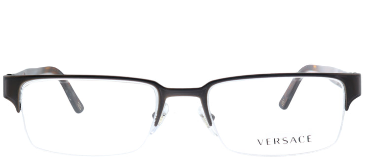 Versace VE 1184 1269 Rectangle Metal Brown Eyeglasses with Demo Lens