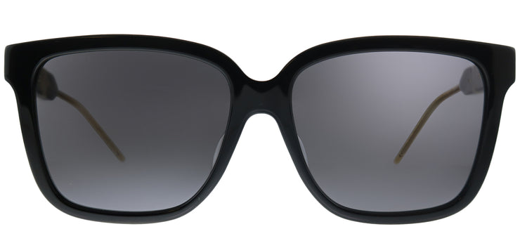 Gucci GG 0599SA 001 Square Acetate Black Sunglasses with Grey Lens
