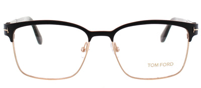 Tom Ford FT 5323 002 Square Plastic Black Eyeglasses with Demo Lens
