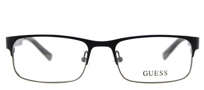 Guess GU 1731 BLKGUN Rectangle Metal Black Eyeglasses with Demo Lens