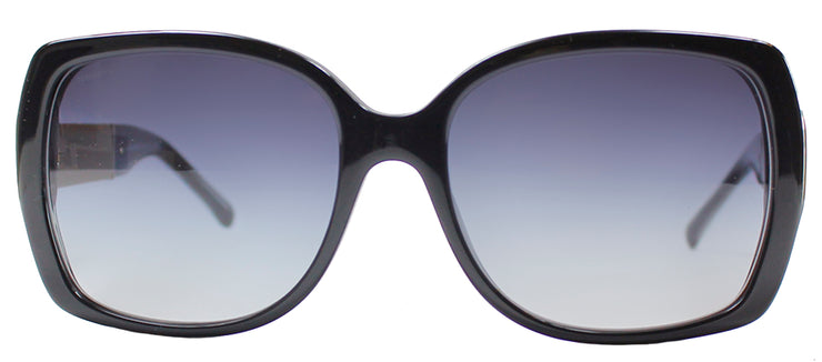 Burberry BE 4160 34338G Fashion Plastic Black Sunglasses with Grey Gradient Lens