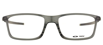 Oakley OX 8050 06 Rectangle Plastic Grey Eyeglasses with Demo Lens