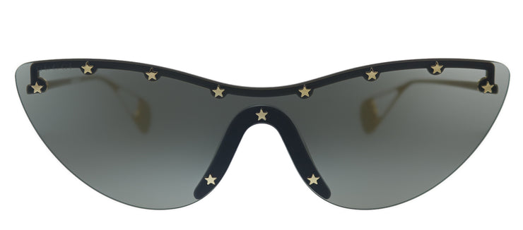 Gucci GG 0666S 001 Cat-Eye Metal Gold Sunglasses with Grey Lens