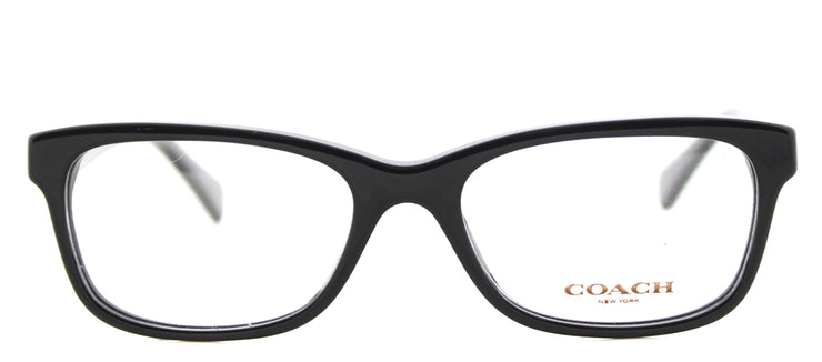 Coach HC 6089 5002 Rectangle Plastic Black Eyeglasses with Demo Lens