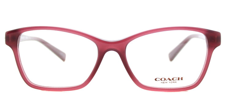 Coach HC 6091B 5398 Square Plastic Black Eyeglasses with Demo Lens