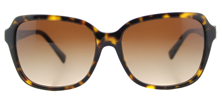 Coach L1598 HC 8179 512013 Square Plastic Tortoise/ Havana Sunglasses with Brown Gradient Lens