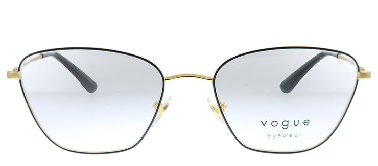 Vogue Eyewear VO 4163 280 Square Metal Gold Eyeglasses with Demo Lens
