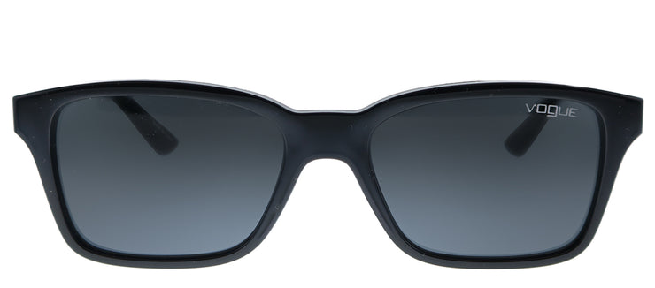 Vogue Eyewear Junior VJ 2004 W44/87 Square Plastic Black Sunglasses with Grey Lens