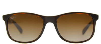 Ray-Ban RB 4202 607313 Wayfarer Plastic Brown Sunglasses with Brown Gradient Lens