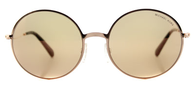 Michael Kors Kendal II MK 5017 1026R1 Round Metal Gold Sunglasses with Rose Gold Flash Mirror Lens