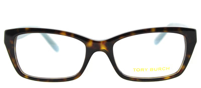 Tory Burch TY 2049 1359 Rectangle Plastic Tortoise/ Havana Eyeglasses with Demo Lens