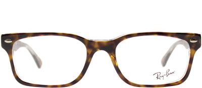 Ray-Ban RX 5286 5082 Rectangle Plastic Tortoise/ Havana Eyeglasses with Demo Lens