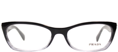 Prada PR 15PV ZYY1O1 Cat-Eye Plastic Black Eyeglasses with Demo Lens