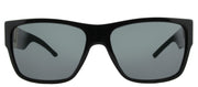 Versace VE 4296 GB1/87 Square Plastic Black Sunglasses with Grey Lens