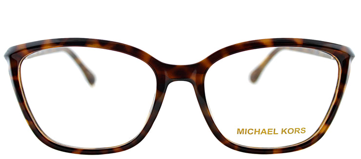 Michael Kors MK 839 240 Fashion Plastic Tortoise/ Havana Eyeglasses with Demo Lens