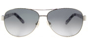 Kate Spade KS Dalia2 YB7 Aviator Metal Silver Sunglasses with Grey Gradient Lens