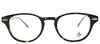 Original Penguin PE Murphy TO Round Plastic Tortoise/ Havana Eyeglasses with Demo Lens