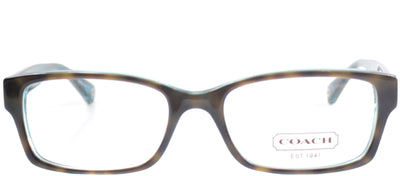 Coach Brooklyn HC 6040 5116 Rectangle Plastic Tortoise/ Havana Eyeglasses with Demo Lens