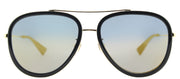 Gucci GG 0062S 001 Aviator Metal Gold Sunglasses with Gold Mirror Lens