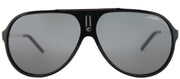 Carrera CA Hot CSA RA Aviator Plastic Black Sunglasses with Grey Polarized Lens