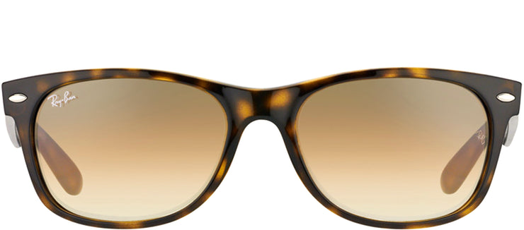 Ray-Ban RB 2132 710/51 Wayfarer Plastic Brown Sunglasses with Brown Gradient Lens